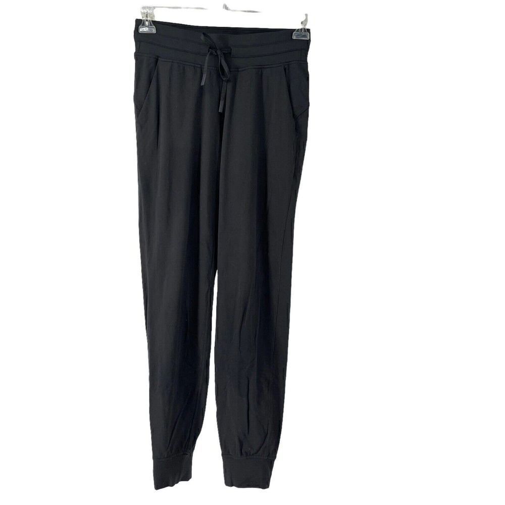 Lululemon Jogger Pants Womens Size 6 Dark Gray Athleisure Lounge Active Wear